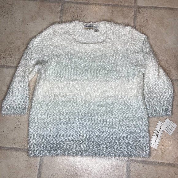 Alfred Dunner Sweaters - NWT Alfred Dunner Woman Size 1X Ombre Eyelash Sweater